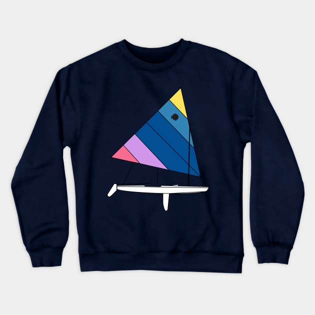 Sunfish Sailboat Crewneck Sweatshirt by CHBB